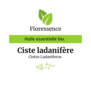 Huile essentielle Ciste Ladanifère à pinène BIO – Floressence