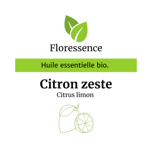 Huile essentielle Citron Zeste BIO – Floressence