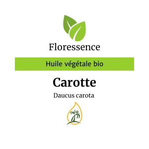 Huile végétale Carotte BIO – Floressence