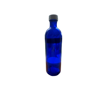 Flacon bleu
