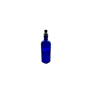 Flacon en verre bleu 100ml