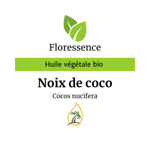 Huile végétale Noix de Coco vierge BIO 1kg – Floressence