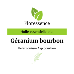 Huile essentielle Géranium Bourbon Bio – Floressence