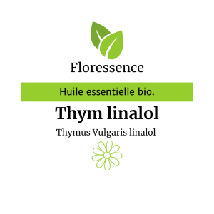 Huile essentielle Thym vulgaire à Linalol Bio – Floressence