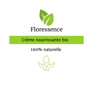 Crème nourrissante et protectrice bio 100% naturelle -Floressence