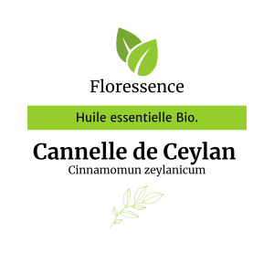 Huile essentielle Cannelle de Ceylan feuille BIO – Floressence